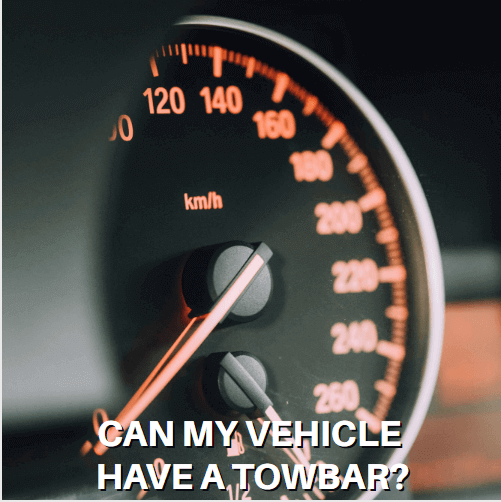 Example of a diognostic display to get car towing weight